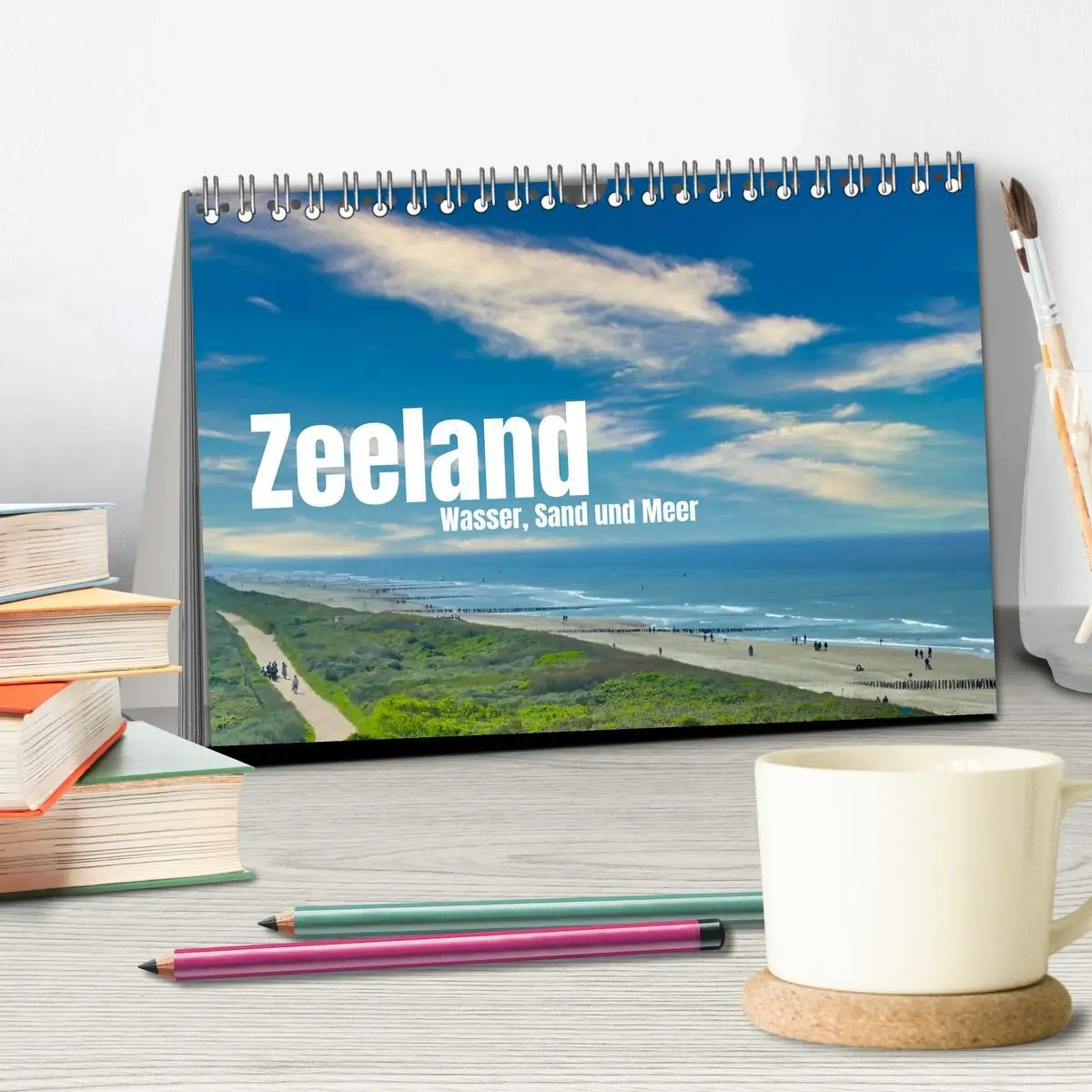Bild: 9783457273043 | Zeeland - Wasser, Sand und Meer (Tischkalender 2026 DIN A5 quer),...
