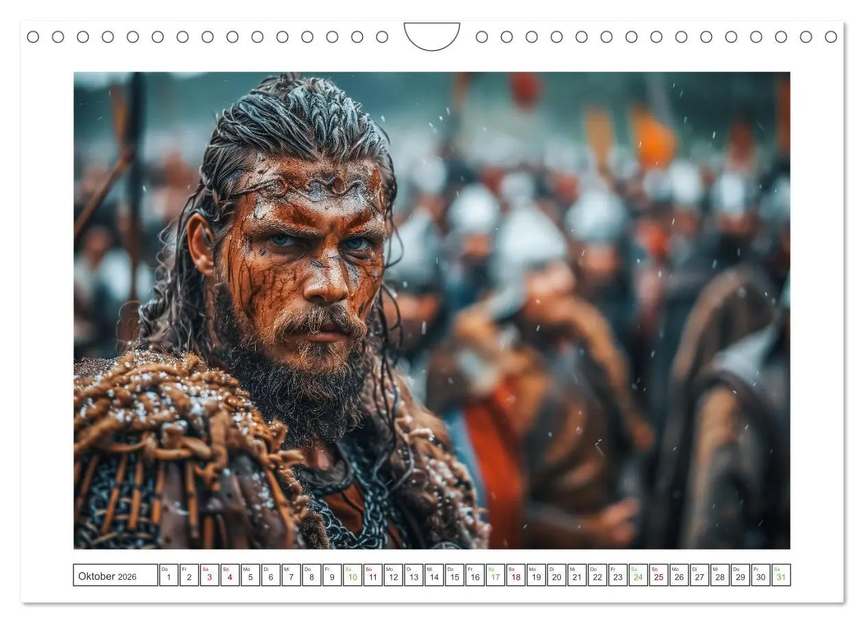 Bild: 9783457343043 | Die Abenteuer der Wikinger (Wandkalender 2026 DIN A4 quer),...