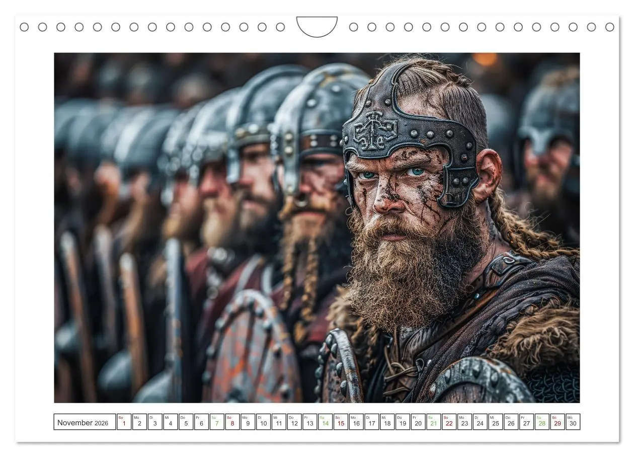 Bild: 9783457343043 | Die Abenteuer der Wikinger (Wandkalender 2026 DIN A4 quer),...