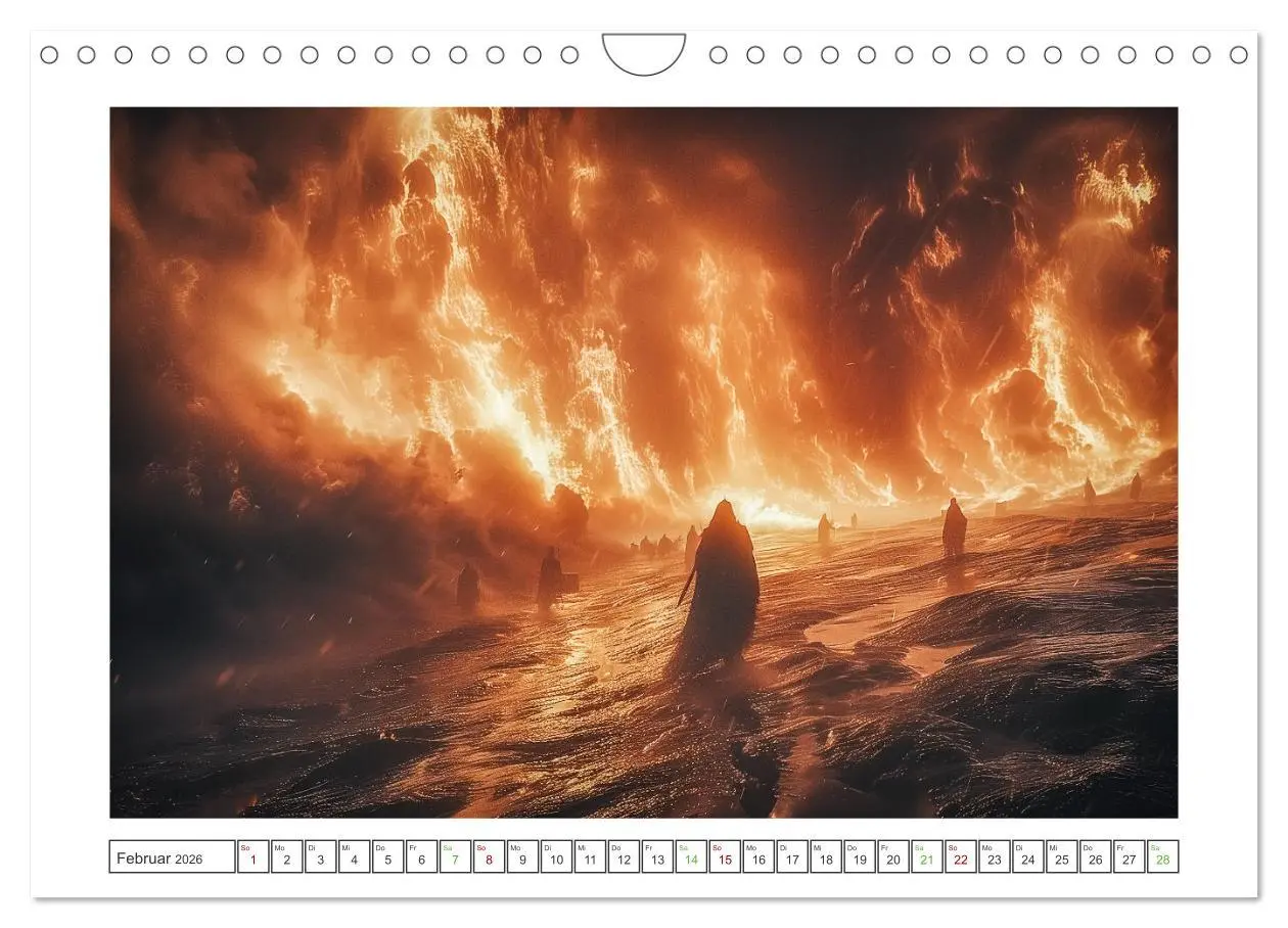 Bild: 9783457343043 | Die Abenteuer der Wikinger (Wandkalender 2026 DIN A4 quer),...