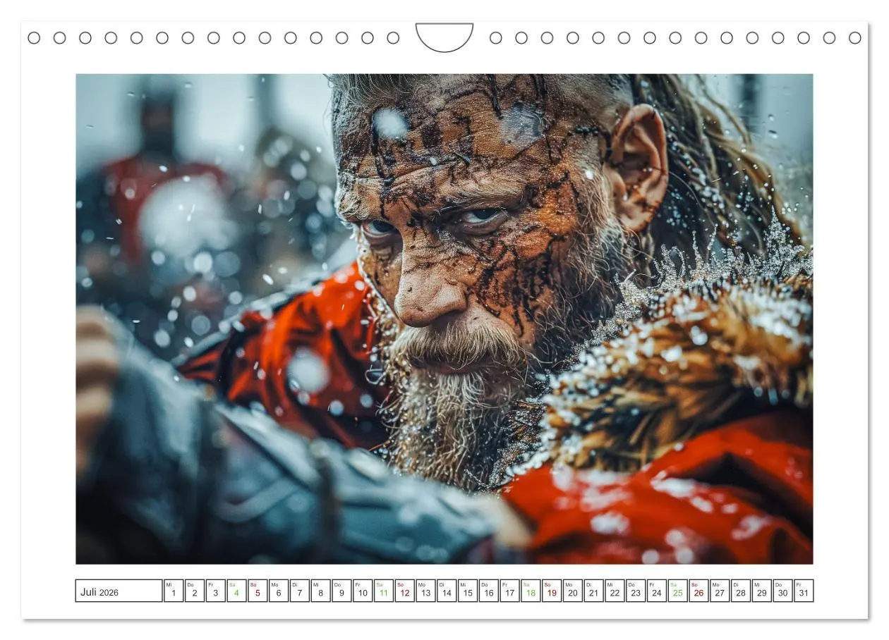 Bild: 9783457343043 | Die Abenteuer der Wikinger (Wandkalender 2026 DIN A4 quer),...