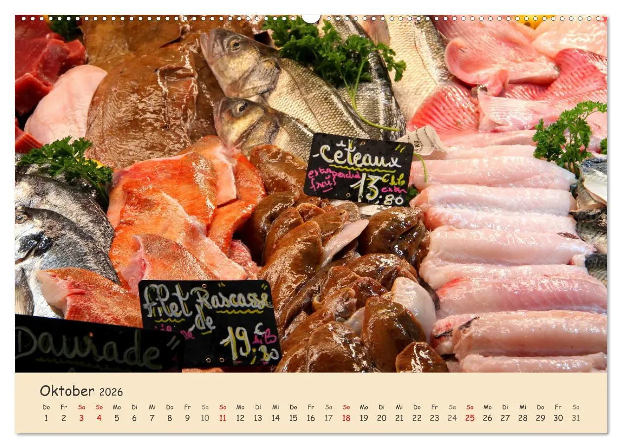 Bild: 9783457413043 | Markttag in Frankreich (hochwertiger Premium Wandkalender 2026 DIN...