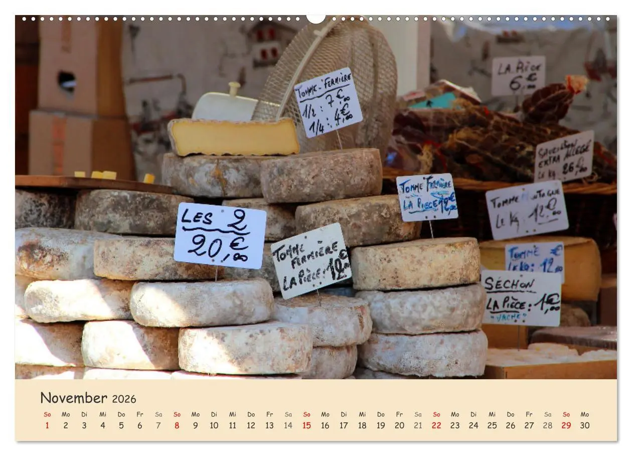 Bild: 9783457413043 | Markttag in Frankreich (hochwertiger Premium Wandkalender 2026 DIN...