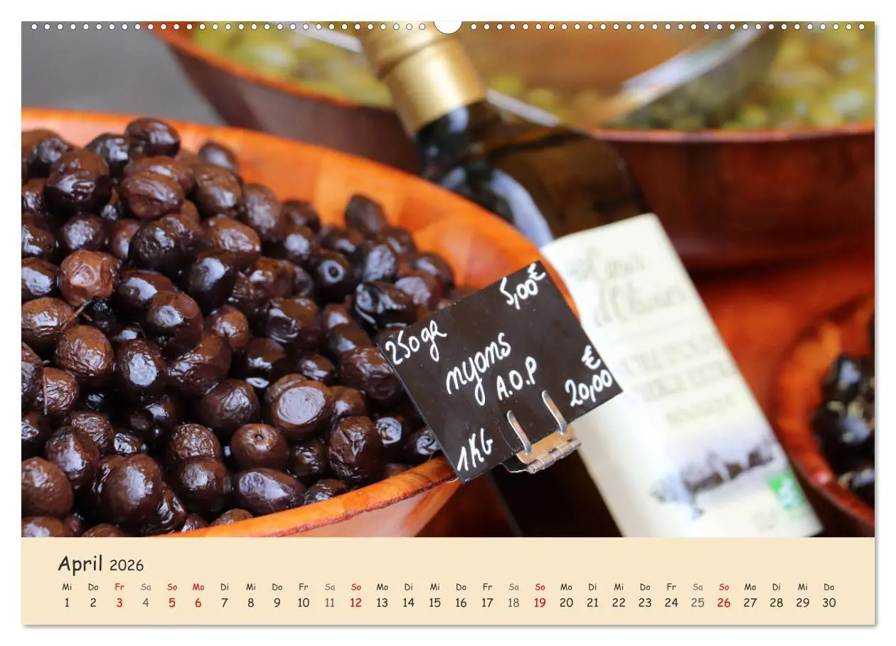 Bild: 9783457413043 | Markttag in Frankreich (hochwertiger Premium Wandkalender 2026 DIN...