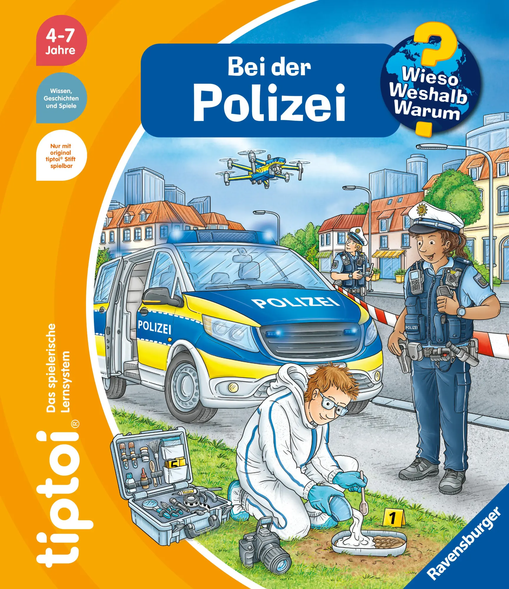 Cover: 9783473493043 | tiptoi® Wieso? Weshalb? Warum? - Bei der Polizei | Heike Tober | Buch