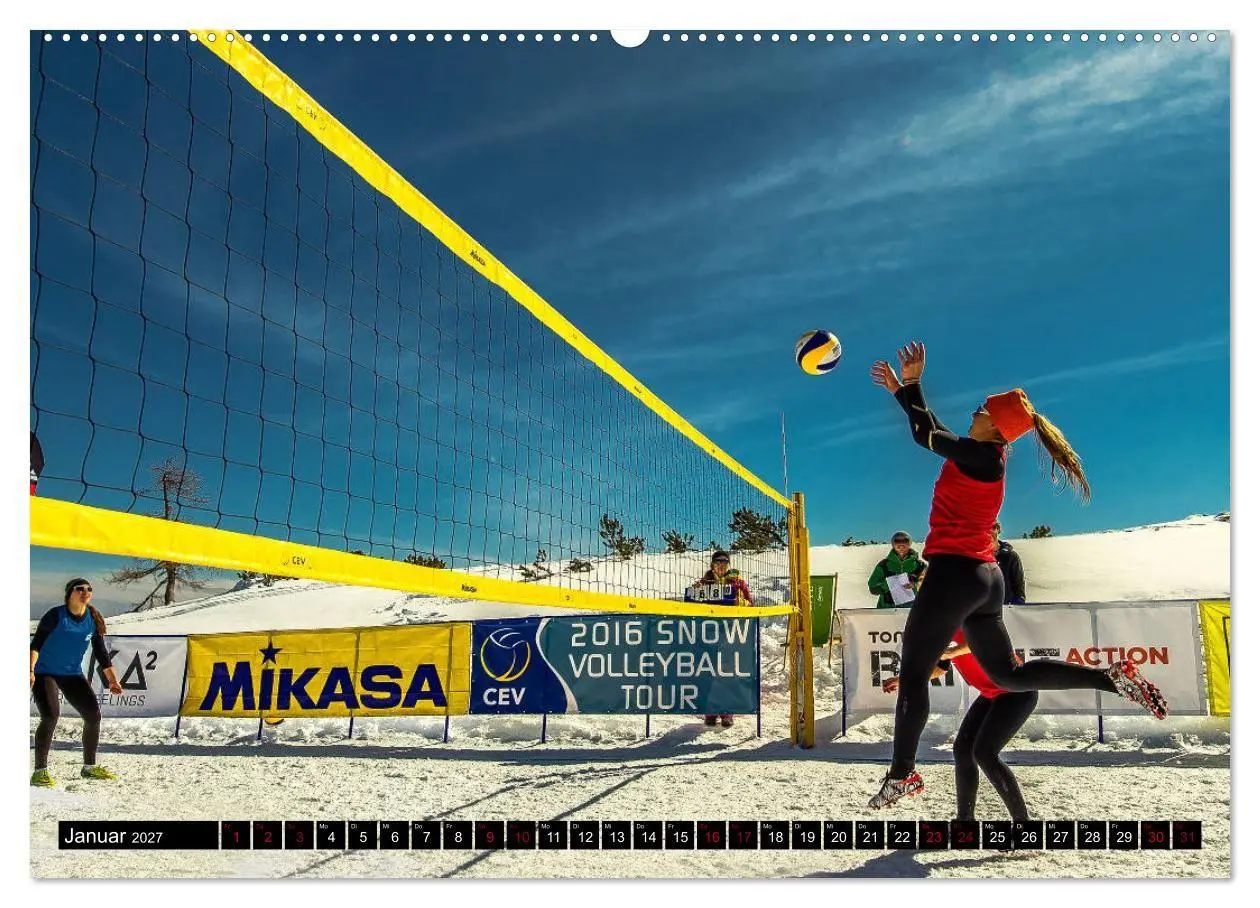 Bild: 9783569833043 | Volleyball Action (Wandkalender 2027 DIN A2 quer), CALVENDO...