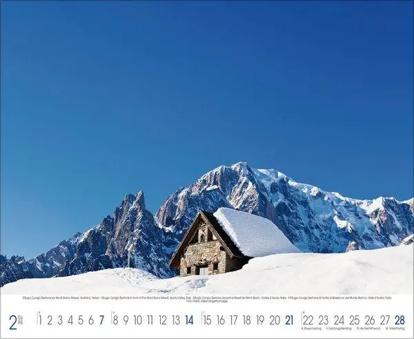 Bild: 9783819303043 | Hüttenzauber der Alpen 2027 | Verlag Korsch | Kalender | 14 S. | 2027