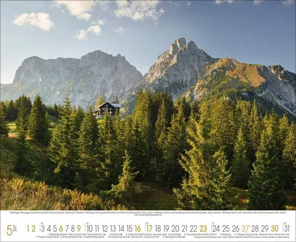 Bild: 9783819303043 | Hüttenzauber der Alpen 2027 | Verlag Korsch | Kalender | 14 S. | 2027