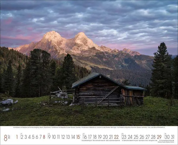 Bild: 9783819303043 | Hüttenzauber der Alpen 2027 | Verlag Korsch | Kalender | 14 S. | 2027