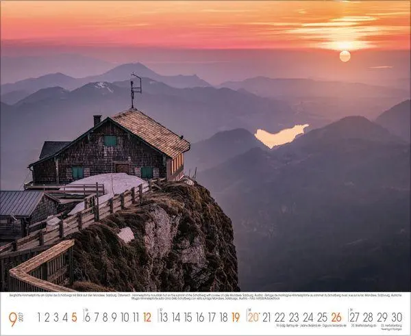 Bild: 9783819303043 | Hüttenzauber der Alpen 2027 | Verlag Korsch | Kalender | 14 S. | 2027