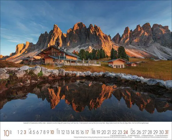 Bild: 9783819303043 | Hüttenzauber der Alpen 2027 | Verlag Korsch | Kalender | 14 S. | 2027