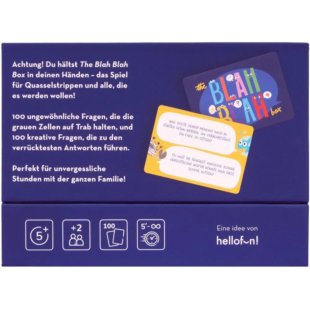 Bild: 8435498603143 | The Blah Blah Box (Kinderspiel) | Spiel | In Karton | 603143 | Deutsch