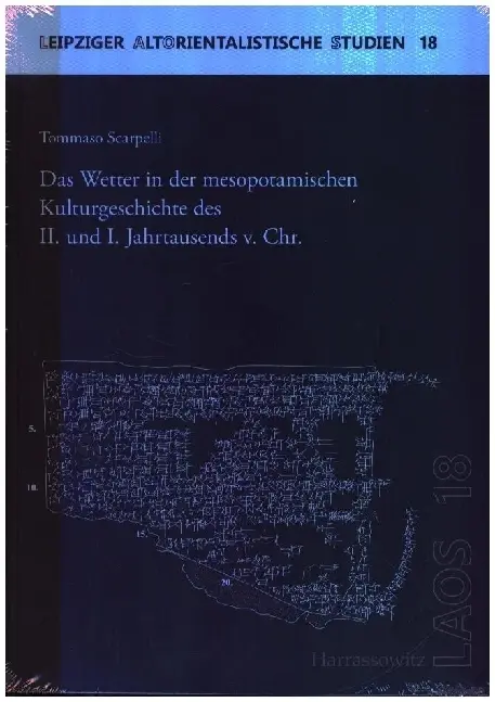 Cover: 9783447123143 | Das Wetter in der mesopotamischen Kulturgeschichte des II. und I....