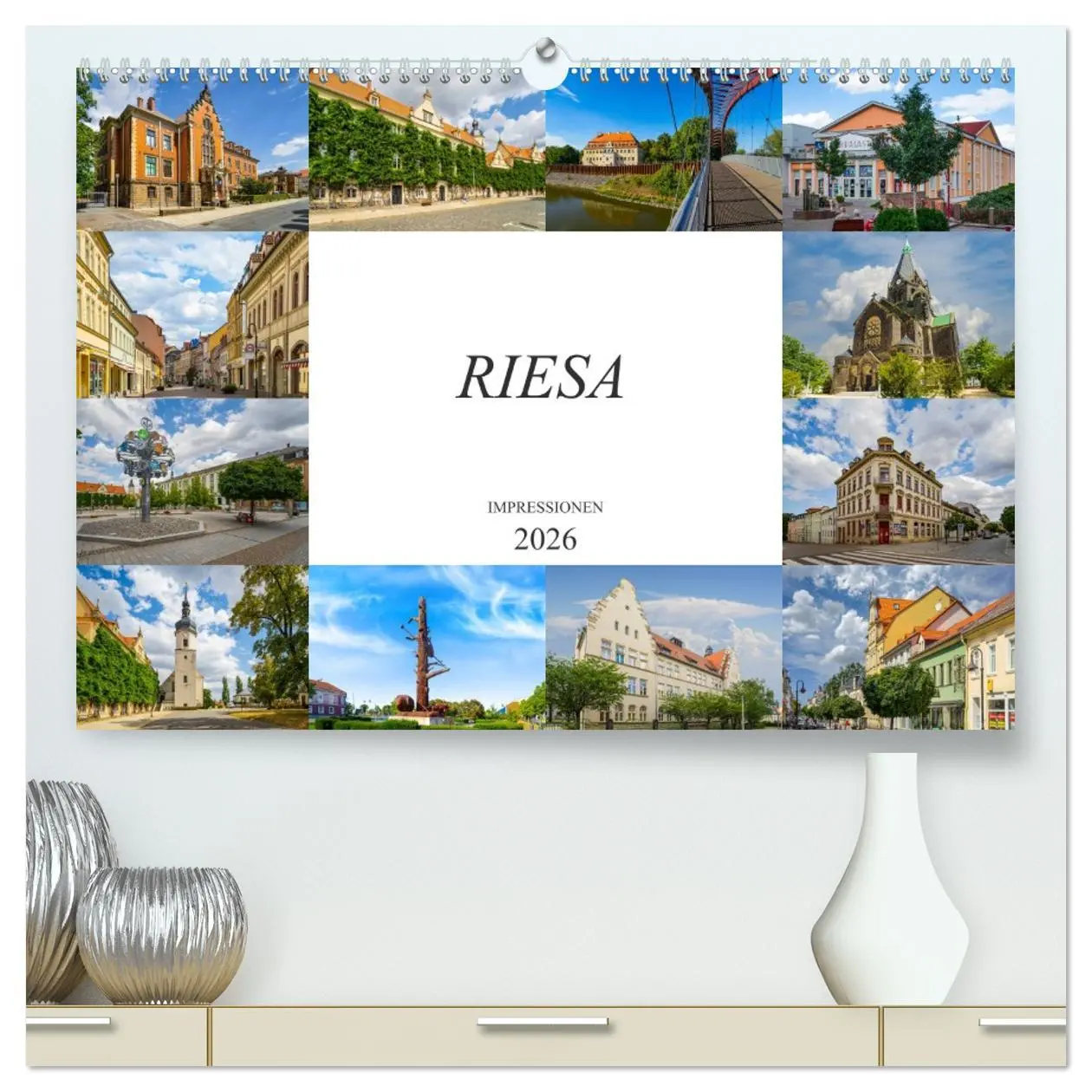 Cover: 9783457713143 | Riesa Impressionen (hochwertiger Premium Wandkalender 2026 DIN A2...