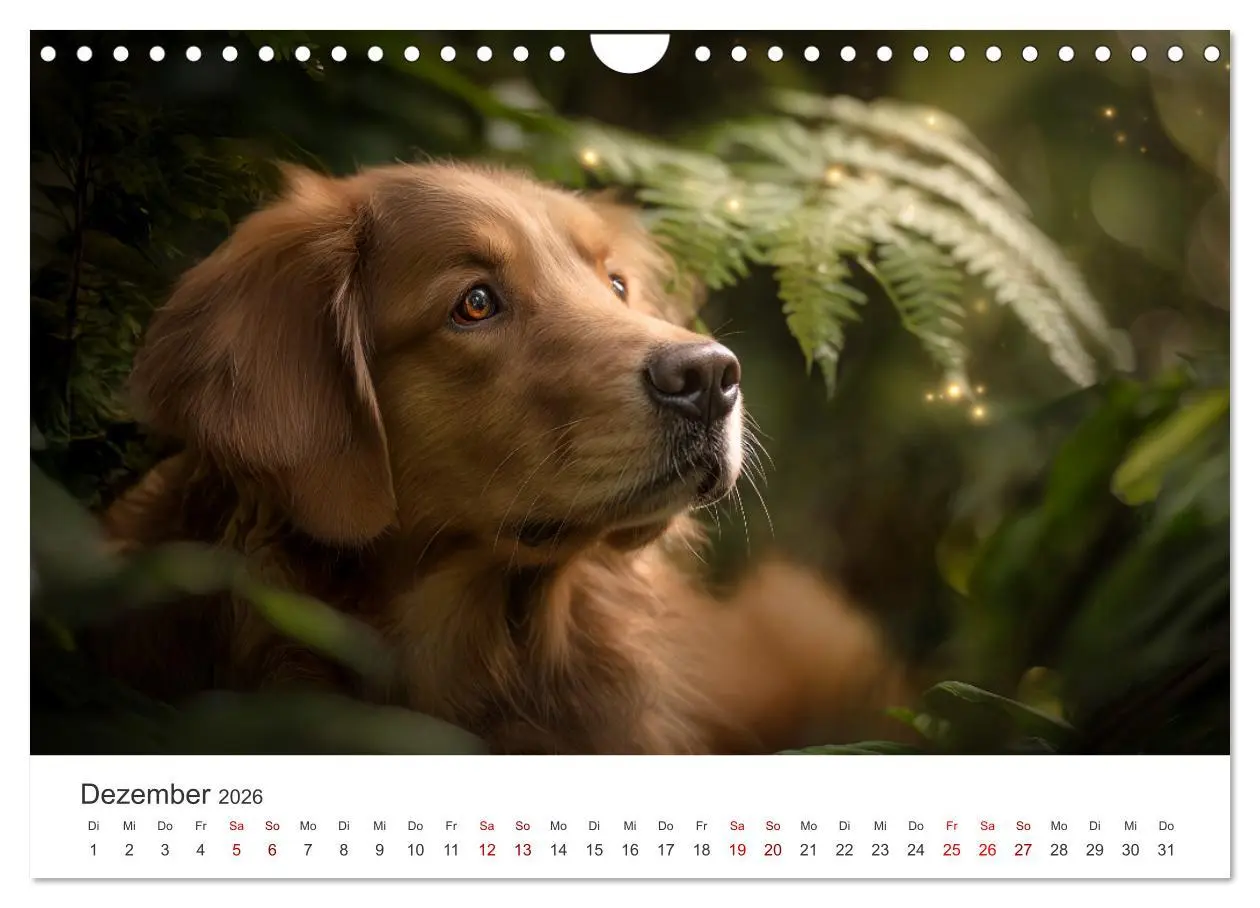 Bild: 9783516593143 | Herz aus Gold - Retriever zum Verlieben (Wandkalender 2026 DIN A4...