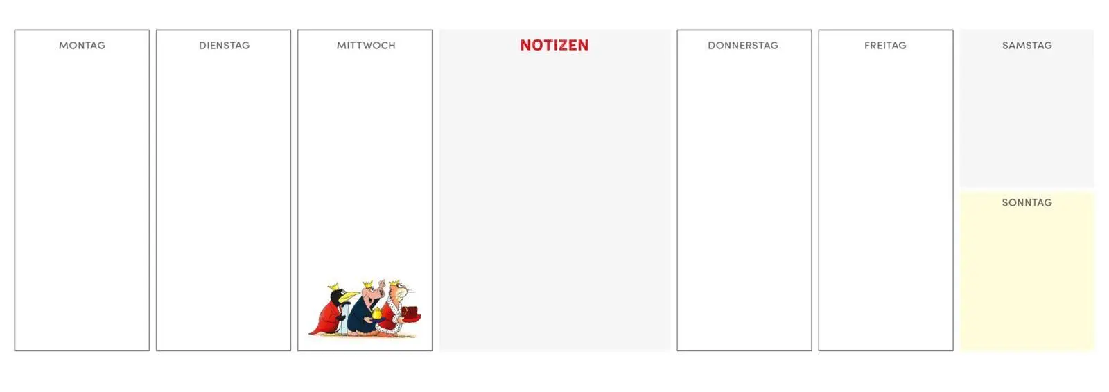 Bild: 9783830323143 | Uli Stein Wochenplaner 2027: Tischkalender | Uli Stein | Kalender