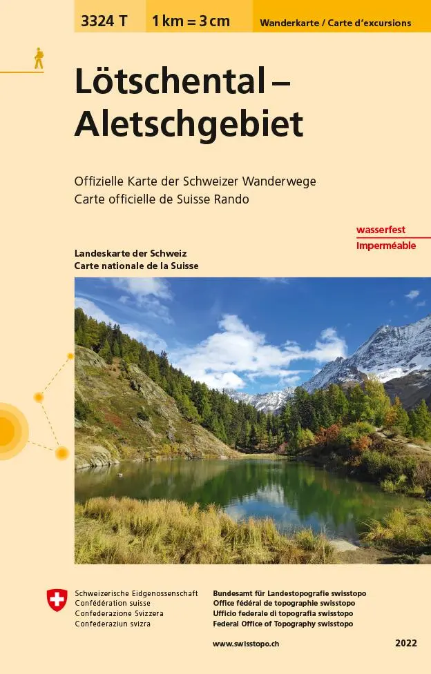 Cover: 9783302333243 | Swisstopo 1 : 33 333 Lötschental Aletschgebiet | swisstopo | Deutsch