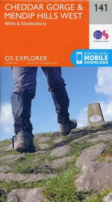 Cover: 9780319243343 | Cheddar Gorge and Mendip Hills West | Ordnance Survey | (Land-)Karte