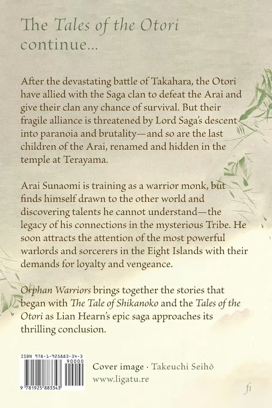 Rückseite: 9781925883343 | Orphan Warriors | Children of the Otori Book One | Lian Hearn | Buch