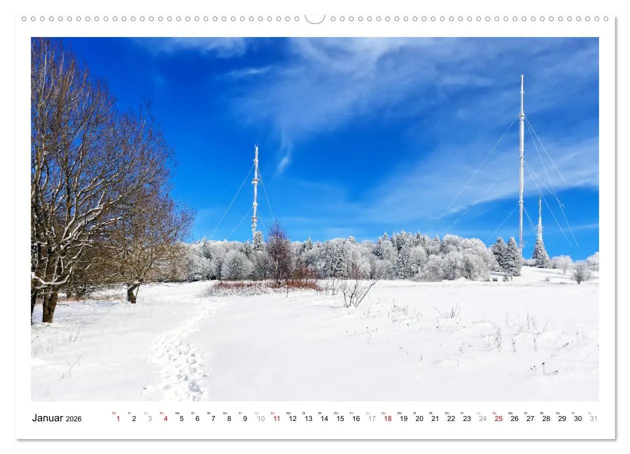 Bild: 9783457623343 | Die Heimat der Frau Holle (Wandkalender 2026 DIN A2 quer), CALVENDO...