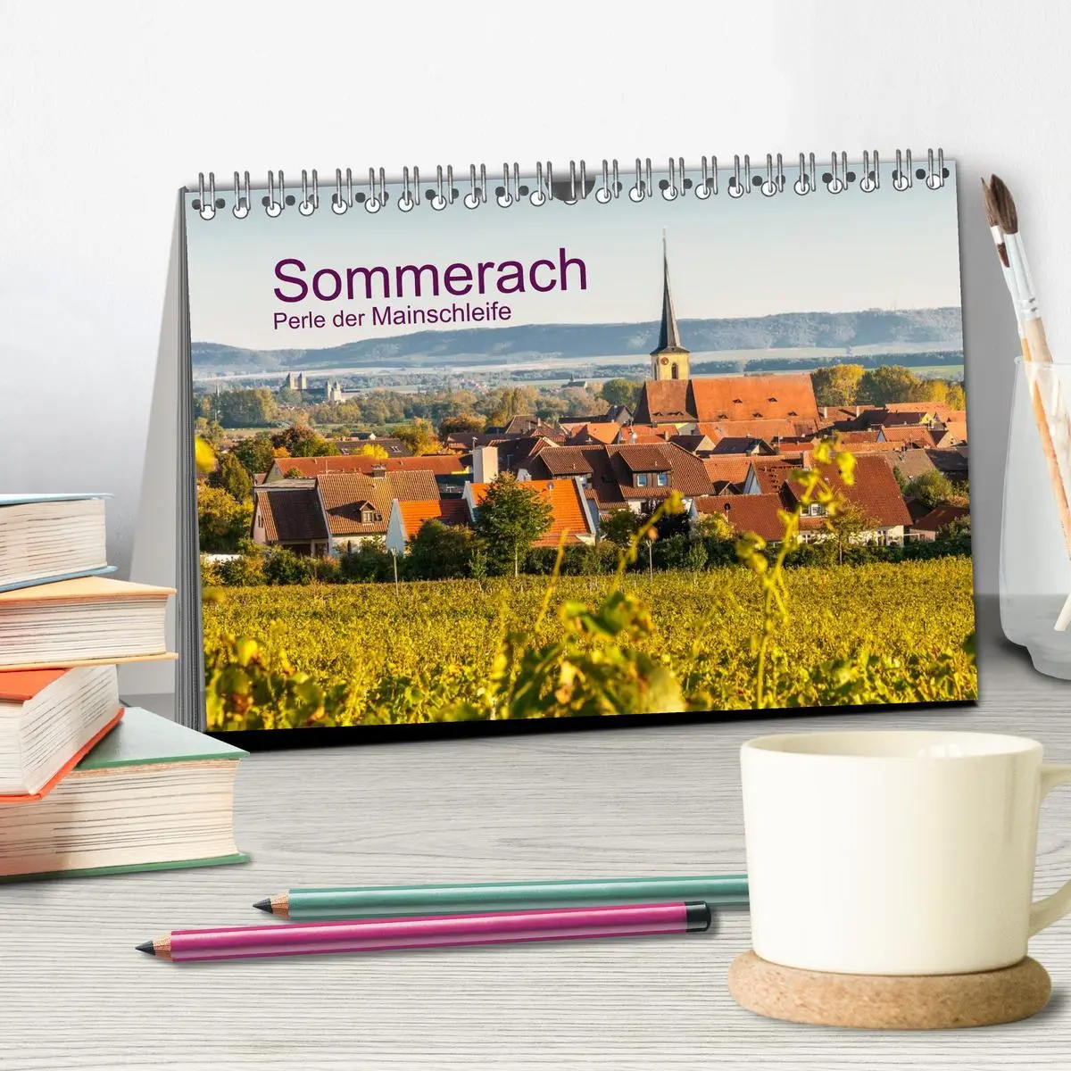 Bild: 9783516023343 | Sommerach - Perle der Mainschleife (Tischkalender 2026 DIN A5...