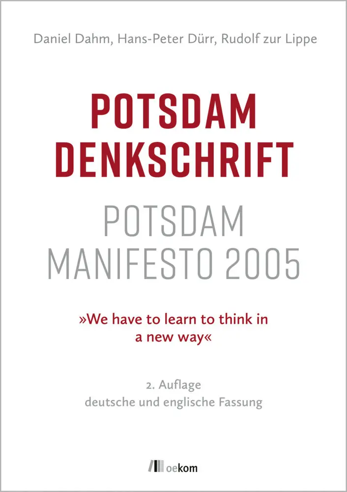 Cover: 9783962383343 | Potsdam Denkschrift | Daniel Dahm (u. a.) | Taschenbuch | 118 S.