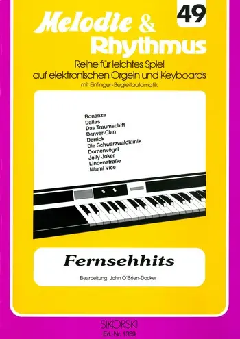 Cover: 9790003013343 | Melodie &amp; Rhythmus, Heft 49: Fernsehhits | Songbuch (E-Orgel) | Buch