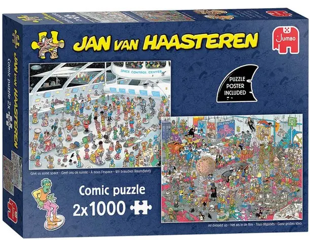 Cover: 8721017603443 | Jan van Hasteren - Puzzle 2 x 1000 Teile | Spiel | Deutsch | 2025