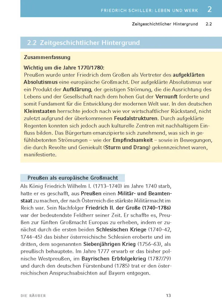 Bild: 9783129303443 | Die Räuber von Friedrich Schiller | Textanalyse und Interpretation