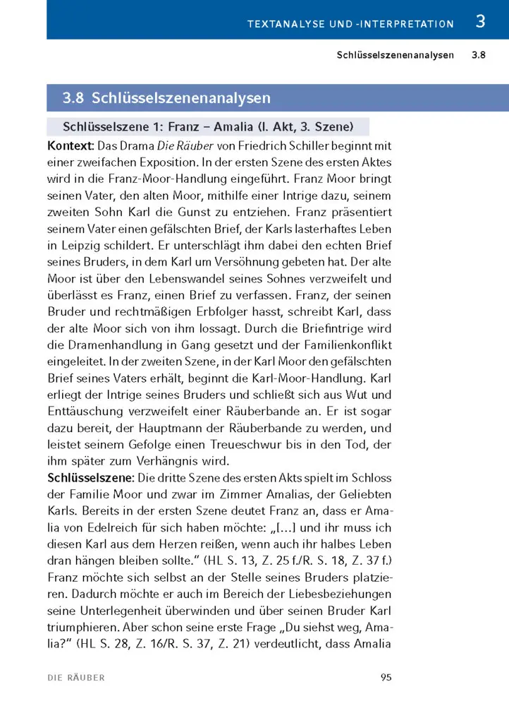 Bild: 9783129303443 | Die Räuber von Friedrich Schiller | Textanalyse und Interpretation