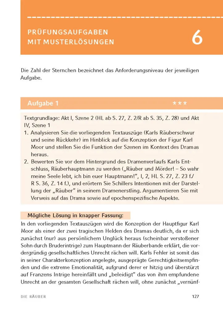 Bild: 9783129303443 | Die Räuber von Friedrich Schiller | Textanalyse und Interpretation