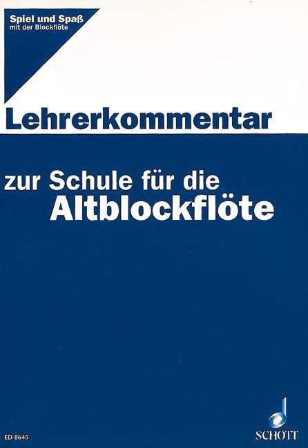 Cover: 9783795753443 | Schule für die Altblockflöte | Gerhard/Heyens, Gudrun Engel | 32 S.
