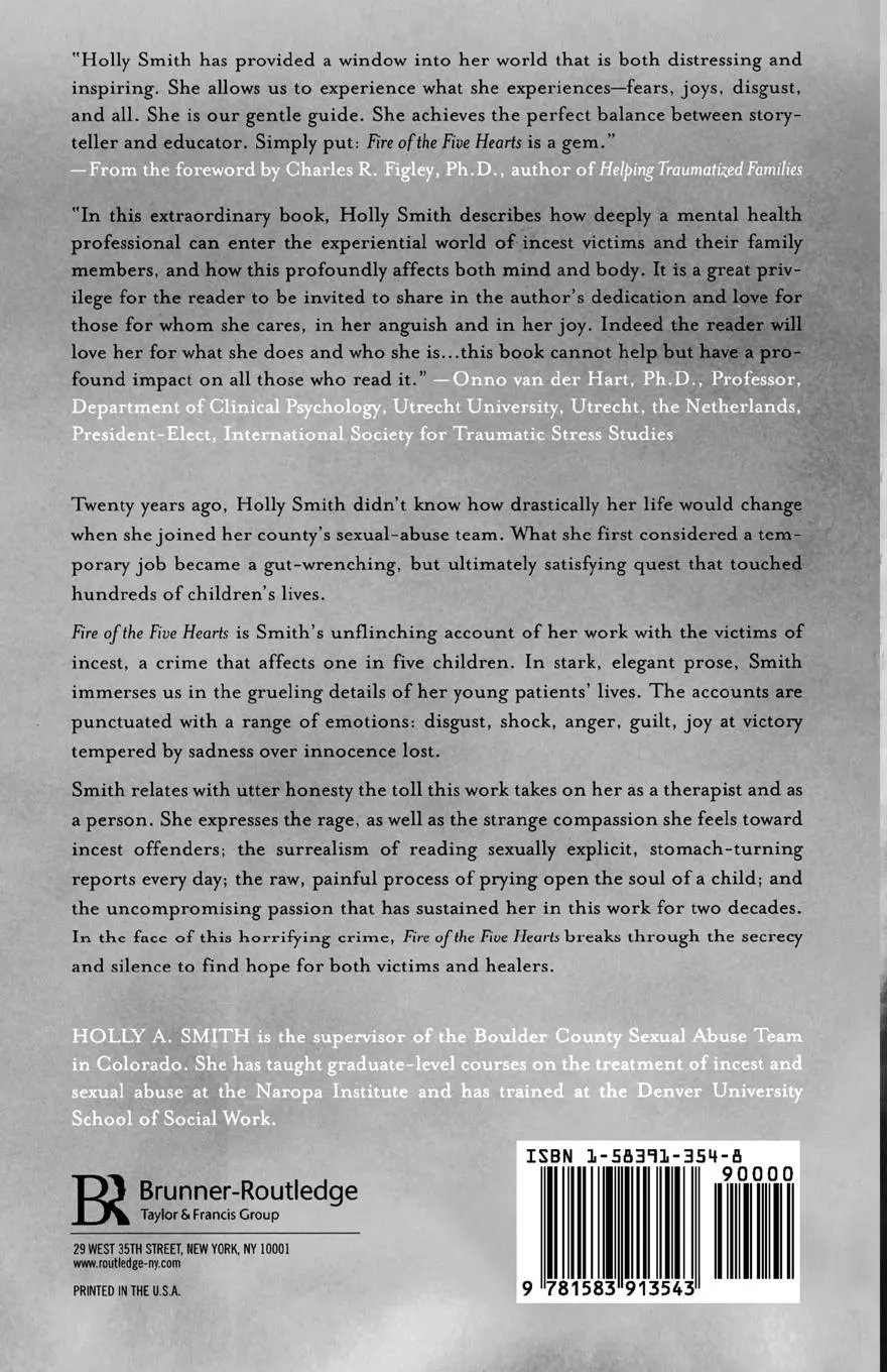 Rückseite: 9781583913543 | Fire of the Five Hearts | A Memoir of Treating Incest | Holly A. Smith