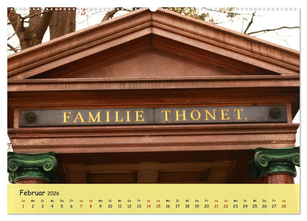 Bild: 9783457393543 | Am Zentralfriedhof in Wien (Wandkalender 2026 DIN A2 quer),...