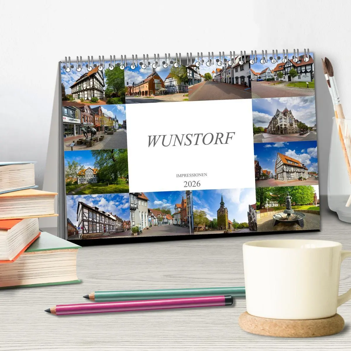 Bild: 9783457603543 | Wunstorf Impressionen (Tischkalender 2026 DIN A5 quer), CALVENDO...