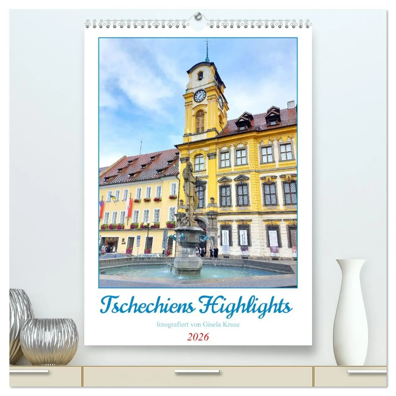 Cover: 9783516313543 | Tschechiens Highlights (hochwertiger Premium Wandkalender 2026 DIN...