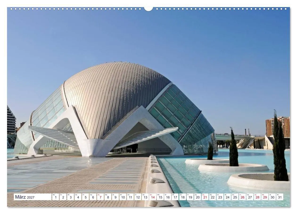 Bild: 9783594223543 | Valencia (hochwertiger Premium Wandkalender 2027 DIN A2 quer),...