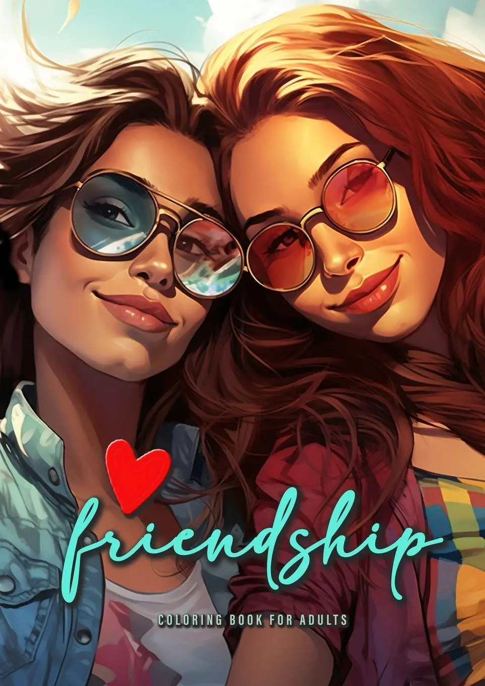 Cover: 9783758423543 | Friendship Coloring Book for Adults | Monsoon Publishing | Taschenbuch