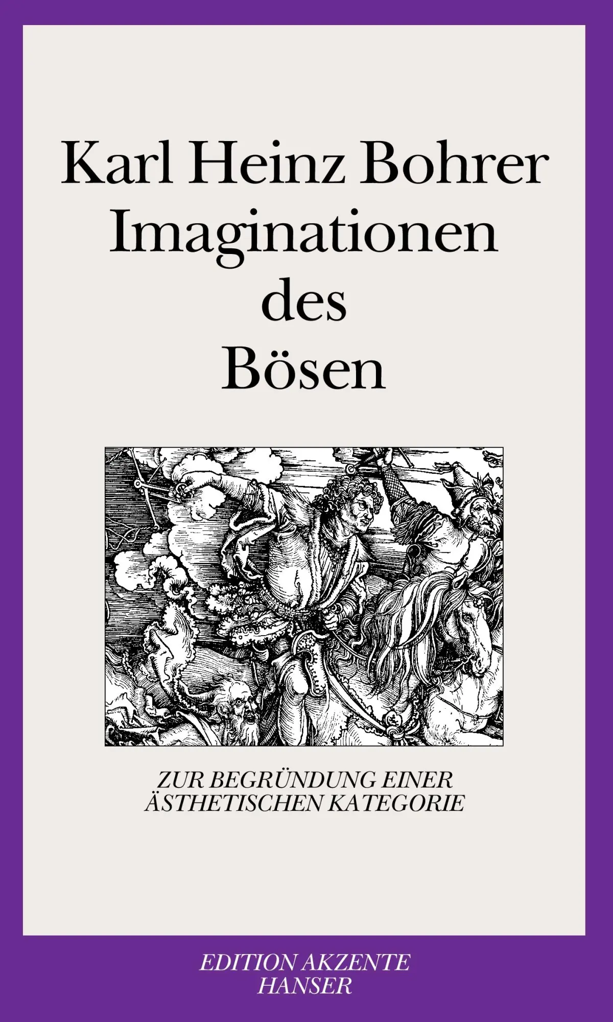 Cover: 9783446253643 | Imaginationen des Bösen | Zur Begründung einer ästhetischen Kategorie
