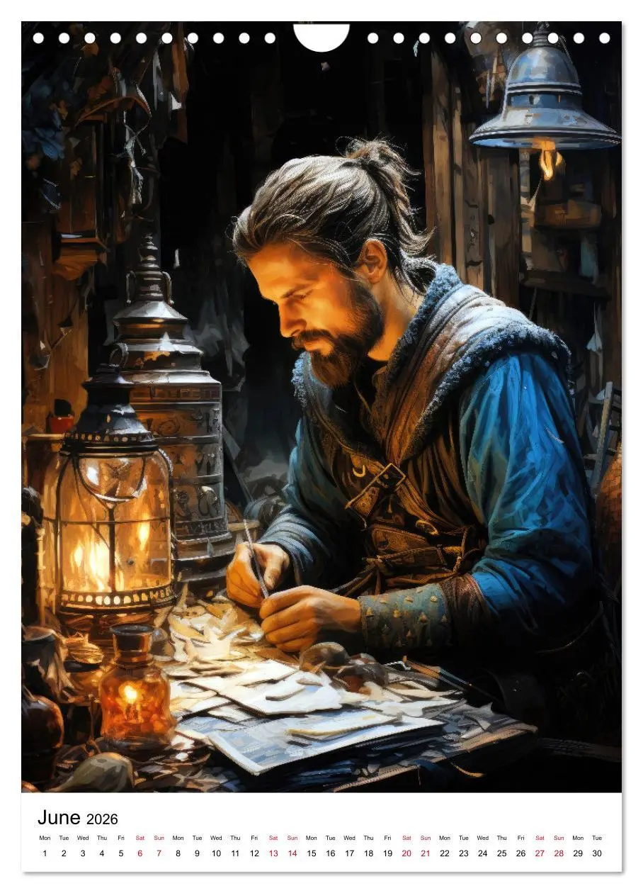 Bild: 9783516543643 | Medieval Legends (Wall Calendar 2026 DIN A4 portrait), CALVENDO 12...