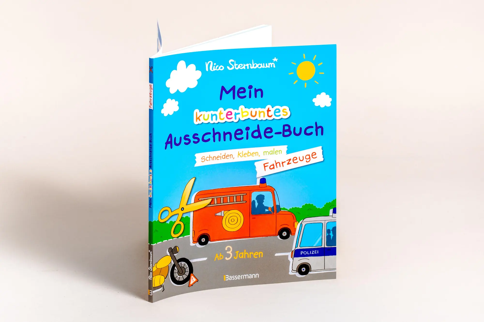 Bild: 9783809443643 | Mein kunterbuntes Ausschneidebuch - Fahrzeuge. Schneiden, kleben,...