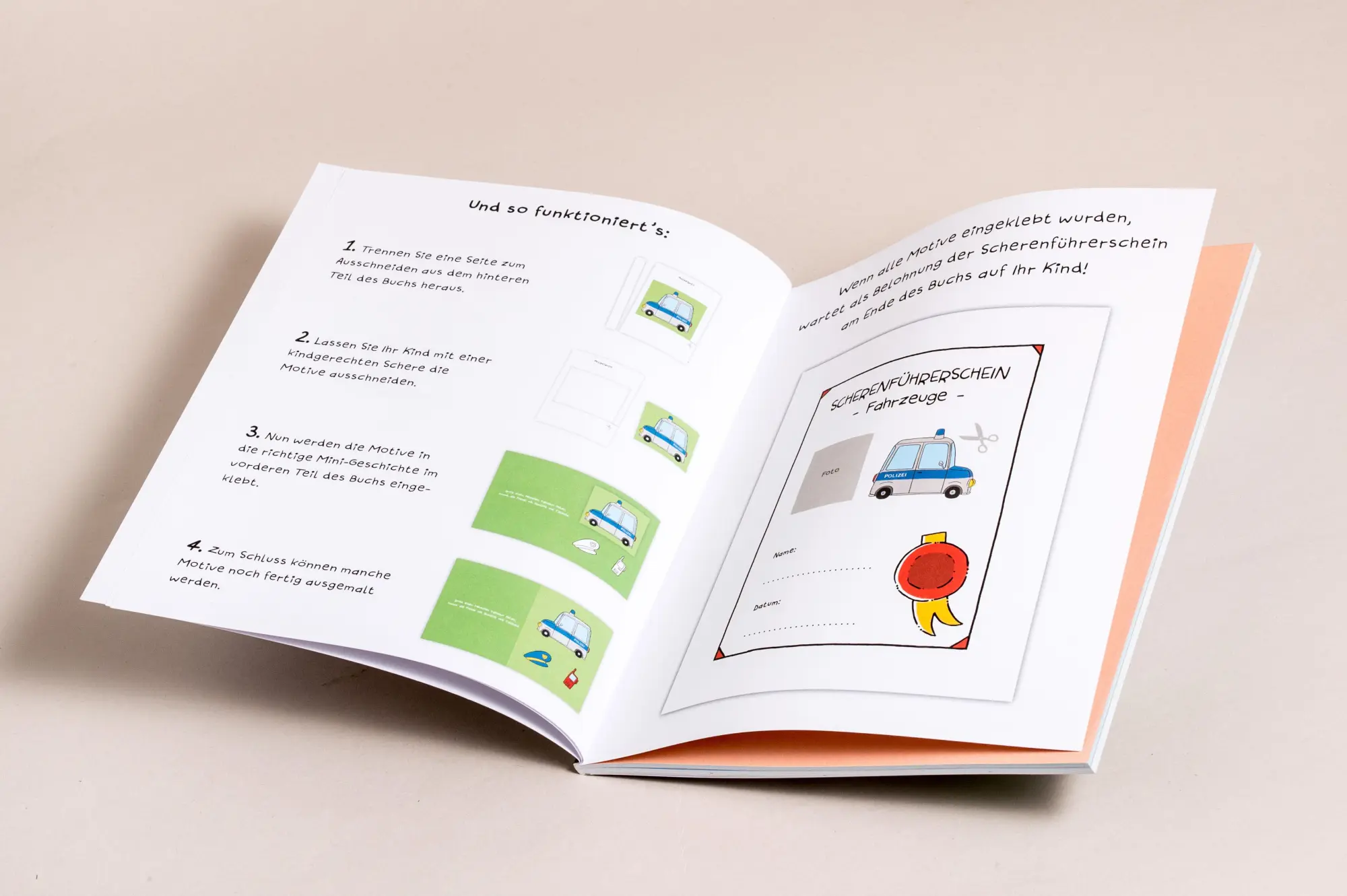 Bild: 9783809443643 | Mein kunterbuntes Ausschneidebuch - Fahrzeuge. Schneiden, kleben,...