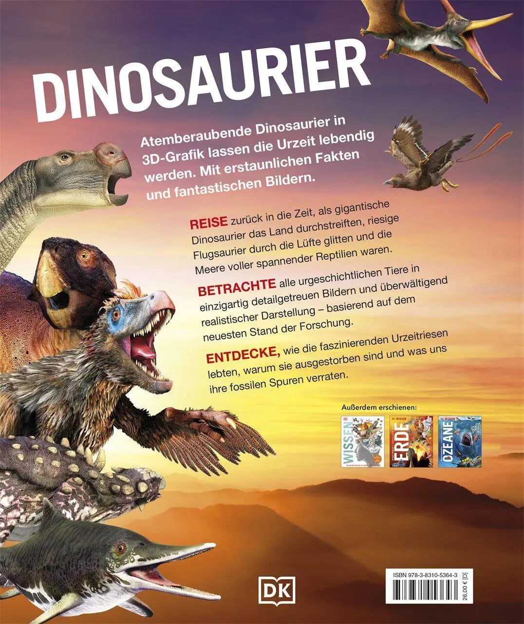 Rückseite: 9783831053643 | DK Wissen. Dinosaurier | John Woodward | Buch | DK Wissen | 208 S.