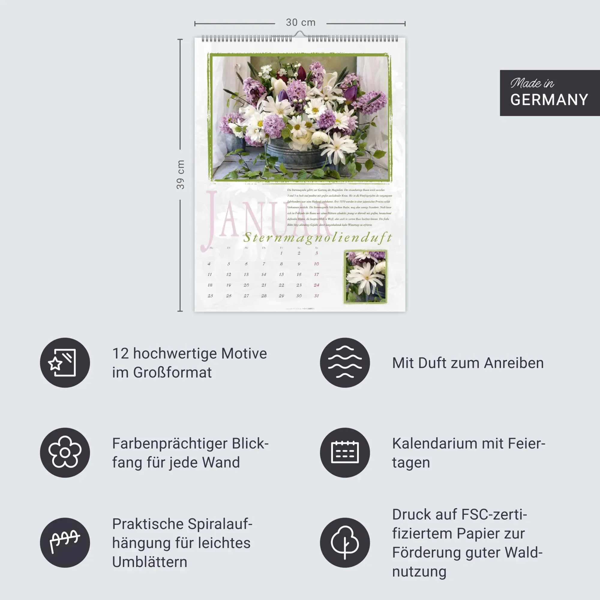 Bild: 9783839903643 | Duftkalender 2027 | Rita Bellmann | Kalender | Spiralbindung | 14 S.
