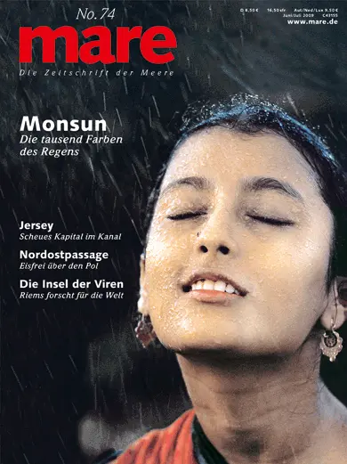 Cover: 9783936543643 | mare - Die Zeitschrift der Meere / No. 74 / Monsun | Nikolaus Gelpke