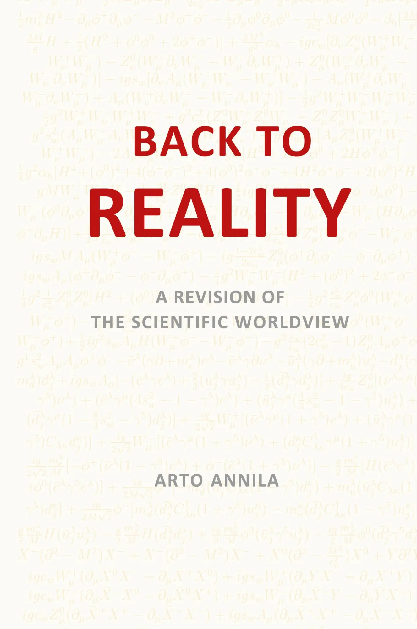Cover: 9789529433643 | BACK TO REALITY | Arto Annila | Buch | Englisch | 2020 | Privus Press