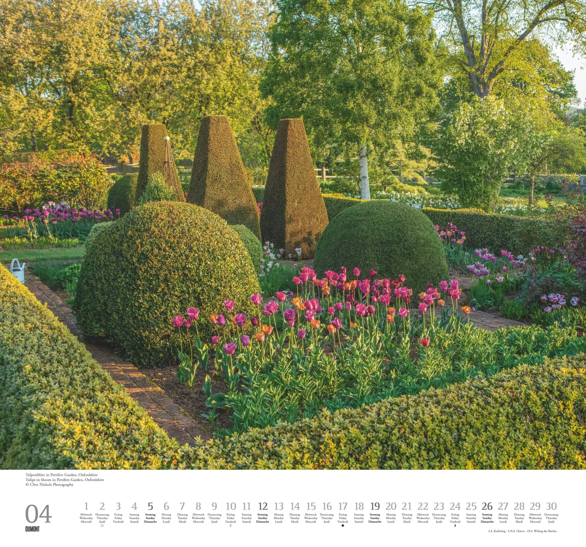 Bild: 4069095003743 | Englische Gärten 2026 - DUMONT Garten-Kalender - mit allen...