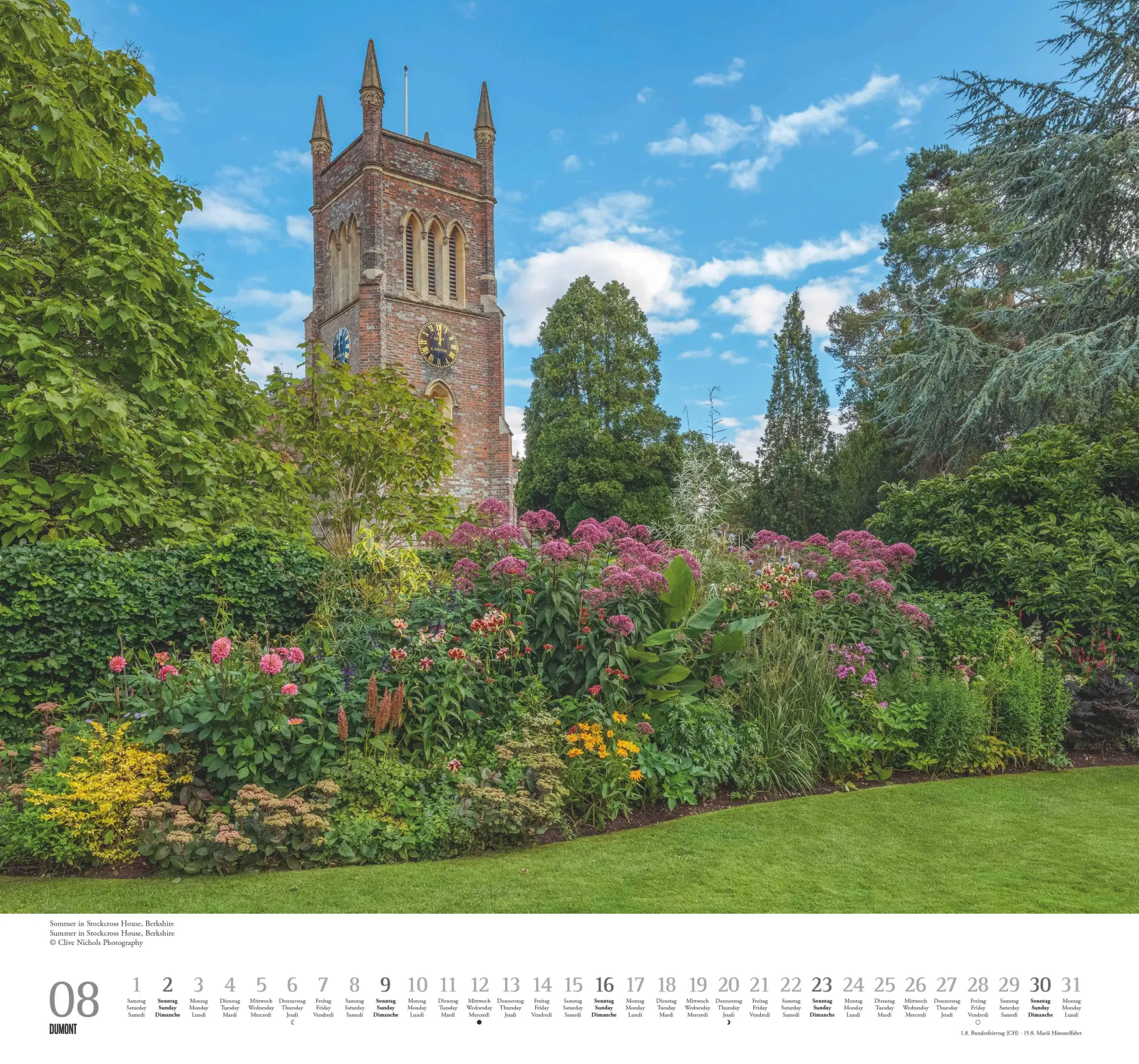 Bild: 4069095003743 | Englische Gärten 2026 - DUMONT Garten-Kalender - mit allen...