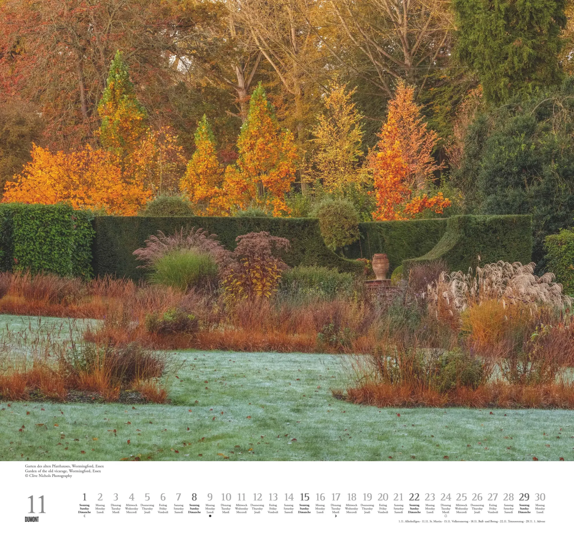 Bild: 4069095003743 | Englische Gärten 2026 - DUMONT Garten-Kalender - mit allen...