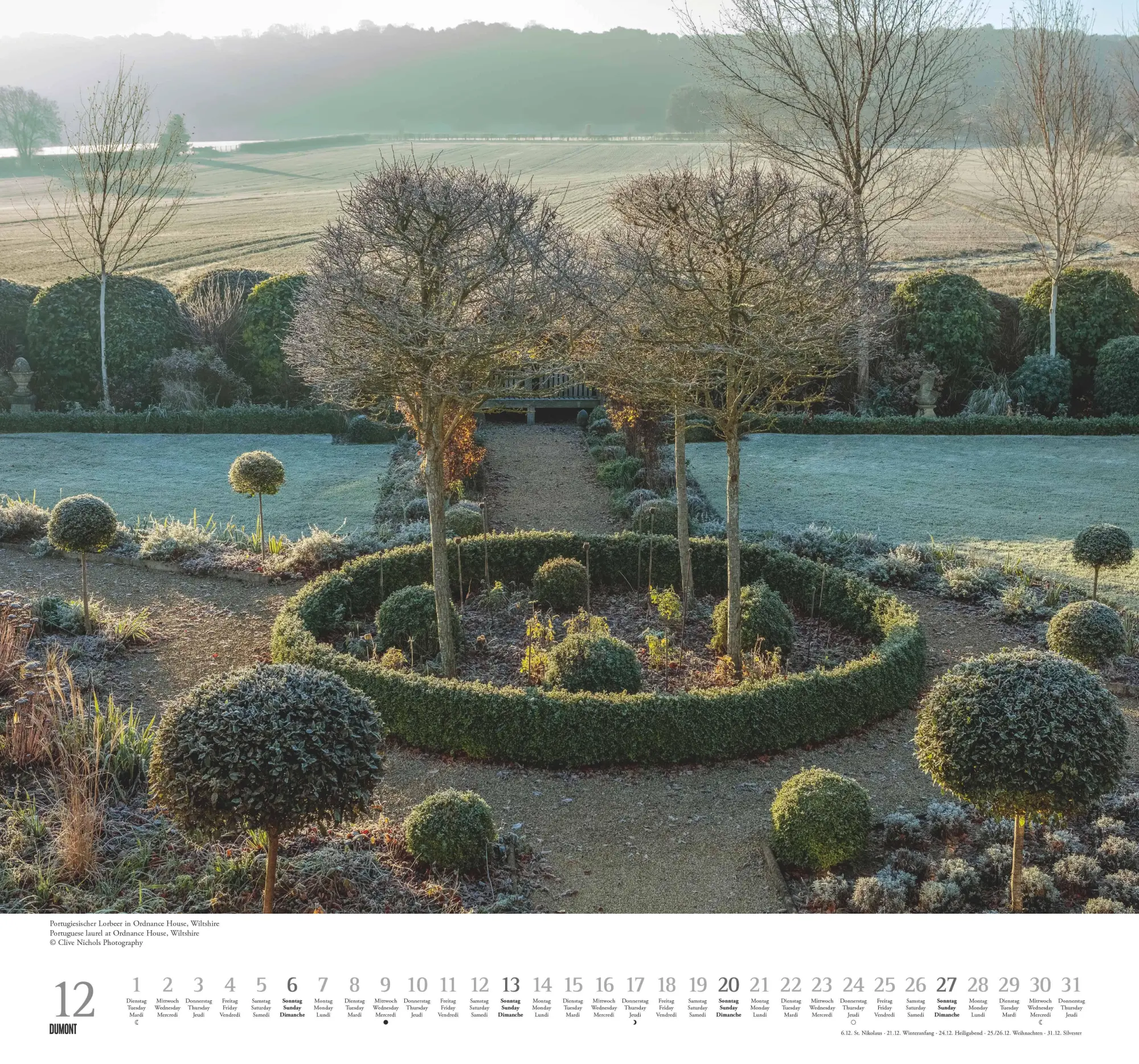 Bild: 4069095003743 | Englische Gärten 2026 - DUMONT Garten-Kalender - mit allen...